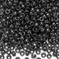 IOOLEEM Black Glitter Pony Beads,1200pcs Beads for Bracelets Making & Hair braiding, Kandi Friendship Bracelets & Jewelry Making. - color: Black Glitter