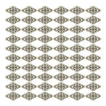 Hollow Filigree Charms - color: Antique Brass