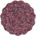Size 3 mm 8/0 Glass Seed Beads, 5100 Pcs Small Mini Spacer Loose Pony Beads for Jewelry Making and DIY Crafts (Iris Amethyst Bronze) - color: Iris Amethyst Bronze, size: Medium