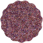 Size 3 mm 8/0 Glass Seed Beads, 5100 Pcs Small Mini Spacer Loose Pony Beads for Jewelry Making and DIY Crafts (Iris Amethyst Bronze) - color: Iris Amethyst Bronze, size: Medium