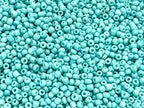 Large Czech Glass Seed Beads Size:6/0 40 gr / 1.4 oz… (Baby Blue) - color: Baby Blue
