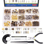 Glarks 1465Pcs Jewelry Making Kit, Jewelry Making Supplies Kit Includes Jewelry Pliers Tools, Jewelry Findings for Jewelry Making and Repair - size: 1465pcs
