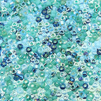 Miyuki Glass Seed Beads Round, Size 15/0, "Touch of Teal Mix, 8.2 Gram Tube