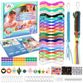 PP OPOUNT Lanyard String Kit, 20 Rolls Boondoggle String with Instruction for Beginners & 220 Beads, Lanyard Making Kit for DIY Bracelets, Key Chains and Lanyards, Summer Camp Crafts, Mother Day Gift - size: 196 Feet