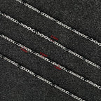 UMAOKANG 10 Meters Stainless Steel Jewelry Chain for Jewelry Making Black Enamel Bead Cable Chain Roll with Open Jump Rings and Lobster Clasps - color: Black Bead-Steel