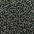 Czech 8/0 Silver Lined Glass Seed Beads 20 Grams 800 Pcs Multi Colors (Smoked) - color: Smoked