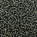 Czech 8/0 Silver Lined Glass Seed Beads 20 Grams 800 Pcs Multi Colors (Smoked) - color: Smoked
