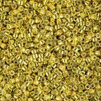 Miyuki Delica Seed Beads – Size 11/0 (1.6 mm), DB0424, Galvanized Dark Yellow Dyed, 7.2 g, Approx. 1440 Beads, Made in Japan - color: DB0424 - Galvanized Dark Yellow Dyed