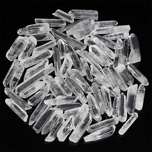 YATOJUZI 1LB Clear Quartz Crystal Points 1.2"-2" Bulk Natural Irregular Polished Stones Wands Gemstones Wholesale Reiki Energy Balancing Chakra Crystals Stone for DIY Handmade Meditation Divination - color: 1.18”-1.96", size: 1lb