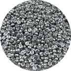 1000pcs Round Letter Beads 4x7mm Acrylic Alphabet Beads Spacer Beads for Jewelry Making Bracelets Necklace Earring Key Chains DIY Craft(N-Black Letter Antique Silver Bead) - color: N-Black Letter Antique Silver Bead