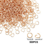 UNICRAFTALE About 500pcs Real 24K Gold Plated Open Jump Rings Stainless Steel O Shape Rings Jewelry Findings for DIY Bracelets Necklaces Jewelry Craft Making - color: Golden