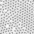 300Pcs Letter Beads S 4X7mm White Alphabet Beads Acrylic Round Shape Loose Beads for Name Bracelets Necklaces Key Chains DIY Jewelry Making (S) - color: Black, size: S