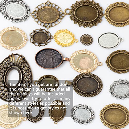 stino Metal Charms for Jewelry Making 100gram, Bulk Tibetan Silver & Gold Plated Trinkets for Earring Necklace Jewelry Making and Findings - color: Bazel 2 Silver & Gold
