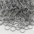 500pcs 12mm Stainless Steel Jump Rings Connector O Rings Accessories for Bracelet Necklace Earrings Lanyard Keychain DIY Craft Jewelry Making Supplies - size: 12mm