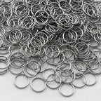 500pcs 12mm Stainless Steel Jump Rings Connector O Rings Accessories for Bracelet Necklace Earrings Lanyard Keychain DIY Craft Jewelry Making Supplies - size: 12mm