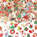 SANNIX 350Pcs Christmas Charms for Jewelry Making, Gold Enamel Charms Christmas Charm Pendants for DIY Crafts Bracelets Necklace Earrings Craft Supplies - color: Christmas Color