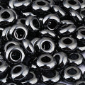 TUMBEELLUWA Natural Gemstone Beads for Jewelry Making, Rondelle Large Hole Loose Beads Pack of 15,Hematite(8x14 mm) - color: Grey