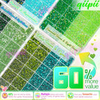 qiipii 8 Color 2-6mm Green Jelly Resin Rhinestones w B7000 Jewelry Glue for Bedazzling Crafting Flatback Stones Gems Diamonds for Nails Face Eyes Makeup Tumblers Bottles DIY Crafts Clothes Shoes Phone - color: Light / Dark / Peacock Green Series Rhineston