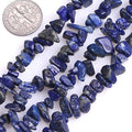 HAAMIIQII 5-8mm Natural Blue Lapis Lazuli Chips Beads Irregular Chip Stones Loose Gemstone Beads for Jewelry Making Strand 30 Inch - color: Lapis Lazuli
