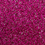 Czech 8/0 Silver Lined Glass Seed Beads 20 Grams 800 Pcs Multi Colors (Fuchsia) - color: Fuchsia