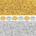 Augshy 700 Pcs Silver and Gold Daisy Flower Spacer Beads for Jewelry Making, Crafts, Hair Beads, Friendship Bracelets, Birthday Party Decorations - style: Flower Style