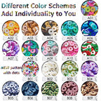 COIRIS 3400 Pcs Speckled Heishi Beads Polymer Clay Spacer 6mm Disk Flat Beads for Surfer Chocker Necklace Bracelet Earrings Jewelry Making(RT-B10Mix) - color: B10, size: 6mm