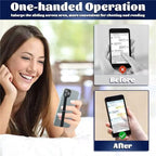 TEAMOLA Silicone Phone Grip Strap - Black 230 Phone Hand Strap Holder with Loop for Cell Phones, iPhone Grip, Finger Holder & Back of Phone Grips, Secure Anti-Slip Grip(3 Packs) - color: 230, 3 Black
