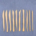 31pcs Polymer Clay Sculpting Tools Set, Air Dry Modeling Clay Roller Dotting Tool Kit Fondant Metal Cutters Silicone Embossing Pen Balls Stylus Rollin - color: 31 pcs