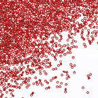 Transparent Red with Silver Lined Beads Size 12/0 Crafts Glass Seed Beads 2mm for Jewelry Making (Total About 100g About 11000pcs) - color: Transparent Red with Silver Lined, size: 2mm