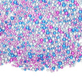 Iridescent Glass Tiny Bubble Beads, 0.4-3mm 20g No Hole Micro Mini Round Bluish Purple Water Droplets Beads - Applications: for Resin, Nail Art, Dollhouse Bath Tub, 2-Pieces - color: Bluish Purple, size: φ0.4-3mm