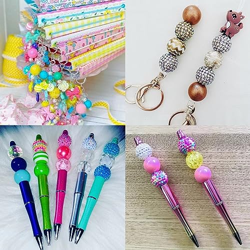 50pcs 20mm Rhinestone Beads - Shine Disco Ball, Chunky Bubblegum, Crystal Round, Jumbo Plastic for Pen Bag Chain Jewelry Making - color: style-1