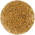 Bala&Fillic Golden Color 4mm Seed Beads About 1200pcs/100Grams in Bag, 6/0 Glass Craft Beads for Making Bracelet and Necklace (Golden) - color: Golden -4mm