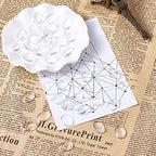 Craftdady 200Pcs Transparent Clear Glass Cabochons 18x13mm Flat Back Oval Dome Tiles Glass Cabs Covers for Photo Pendant Jewelry Craft Making - color: Transparent Clear, size: 18x13mm Oval