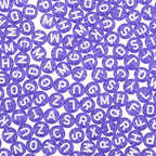BEEFLYING 1480Pcs Transparent Acrylic Alphabet Beads Flat Round Disc Coin A-Z White Letter Beads Clear Spacer Beads Charms for DIY Friendship Bracelet Souvenir Jewelry Crafts Making(Lilac Color) - color: Lilac