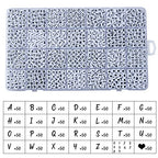 1400pcs Letter Beads, 4x7 mm Acrylic Alphabet Beads, Beads for Jewelry and Bracelet Making, in 28 Grid Box (White and Black) - color: White Beads Black Letter