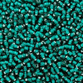 Czech 8/0 Silver Lined Glass Seed Beads 20 Grams 800 Pcs Multi Colors (Petrol Green) - color: Petrol Green