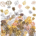 stino 100g Metal Pendant Charms for Jewelry Making, Bulk Silver & Gold Plated Charms for Braclet Necklace Crafts, Animal Plant Flower Pet and so on - color: Clovers Bronze & Gold