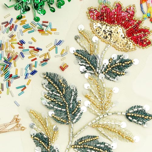 2000pcs Glass Bugle Beads, Tube Beads Bulk, Mini Long Tiny Small Waist Loose Spacer Embroidery Beaded for Bracelets Jewelry Making Sewing, Crafts, 2×6mm, Yellowish Green - color: Yellowish Green