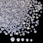 1700pcs Bicone Crystal Beads 2mm 3mm 4mm 5mm 6mm Crystal Glass Bulk Faceted Beads for Necklace Bracelet Earrings DIY Jewelry Crafts Making Supplies(Clear AB) - color: Clear AB, size: 2mm 3mm 4mm 5mm 6mm