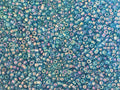 Seed Beads Size:11/0 50 gr / 1.76 oz (Turquoise Iridescent) - color: Turquoise Iridescent