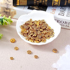 Craftdady 160Pcs Antique Gold Flat Round Spacer Beads 6-12mm Tibetan Metal Coin Disc Circle Loose Beads for Jewelry Crafts Making Hole:1-2mm - color: Antique Gold, Flat Round,160pcs