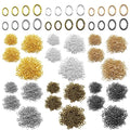 2400pcs Oval Jump Rings Stainless Steel Jump Rings Oval Open Ring Open Jumps Ring Diameter 4mm 5mm 6mm 7mm for Jewelry Making Supplies Earring Bracelet Necklace DIY Craft Making(6 Colors) - color: 6 colors B