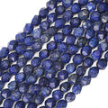 BEADIA Faceted Natural Lapis Lazuli Stone Round Beads 6mm 36cm/Strand for Jewelry Making - color: Lapis Lazuli, size: 6mm