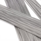 20PCS 40CM 15.7" Stainless Steel Spring Wire Hard Full Straight Dia 1.2mm Luya Fishing Accessories - size: 1.2mm