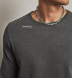 GAVU Hand-knotted Men's Beaded Necklace, Crystal Necklace for Men - color: African Turquoise, size: 24"